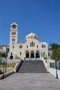 Church in Emporio, Santorini, Cyclades, Greece