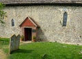Church entrance. St Botolphs Church. Botolphs, Sussex, Uk Royalty Free Stock Photo