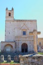 Church of the Epazoyucan convent in hidalgo mexico V Royalty Free Stock Photo