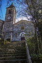 Church of Equi Terme, medieval village Royalty Free Stock Photo