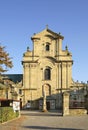 Church of the Exaltation of the Holy Cross in Krosno. Poland Royalty Free Stock Photo