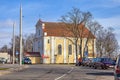 Church of the Exaltation of the Holy Cross. Lida city Royalty Free Stock Photo