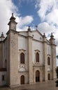 Facade of the old town church in Leiria, Centro - Portugal Royalty Free Stock Photo