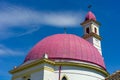 A church in the Famous hungarian gastro village in Palkonya Hungary