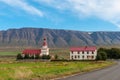 Church and Farm of Grund in Eyjafjordur Iceland