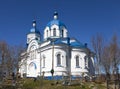 Church of the Feast of the Cross, 19th century, and the remains of the thrown cemetery. The village Opolye, 100 km from St. Pete