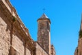 Church of the Flagellation Tower, Station II on Via Dolorosa, Jerusalem Old City. Royalty Free Stock Photo