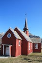Church of Flakstad Royalty Free Stock Photo