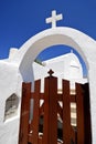 Church in Folegandros island, Greece Royalty Free Stock Photo