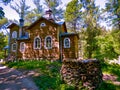 Church in the forest of the island.beautiful scenery.