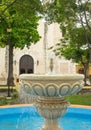 Church Fountain Royalty Free Stock Photo