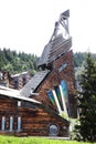 Church in french Avoriaz Royalty Free Stock Photo