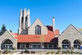 Church Front Entrances and Bell Tower Royalty Free Stock Photo