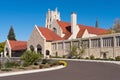 Church Front Exterior and Tower Royalty Free Stock Photo
