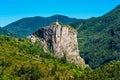 Church on Giant Rock in Castellane Southern France Royalty Free Stock Photo