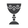 Church goblet glyph icon