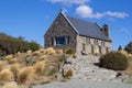 Church of Good Shepard, lake Tekapo Royalty Free Stock Photo