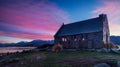 Church of the Good Shepherd built since 1935, Lake Tekapo, New Z