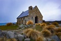 Church of good shepherd important landmark and traveling destination near lake tekapo south island new zealand Royalty Free Stock Photo