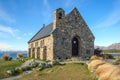 Church of the Good Shepherd, Lake Tekapo, New Zealand Royalty Free Stock Photo