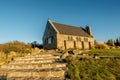 Church of the Good Shepherd at Lake Tekapo in south island in Ne Royalty Free Stock Photo