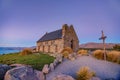 Church of the Good Shepherd at Lake Tekapo in south island in Ne Royalty Free Stock Photo