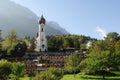 The church in Grainau with Zugspitze 03