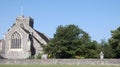 The church on the green and a great day for a wedding