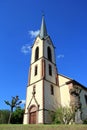 Church of Gunsbach Royalty Free Stock Photo