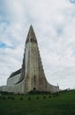 Church of HallgrÃÂ­mur - HallgrÃÂ­mskirkja - in the city of Reykjavik, Iceland
