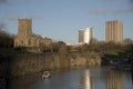 Church on the harbour waterfront Bristol England UK Royalty Free Stock Photo