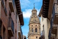Church of Haro, capital of Rioja in Spain in 2021 Royalty Free Stock Photo