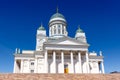 Church Helsinki Finland Cathedral Tuomiokirkko copyspace copy sp Royalty Free Stock Photo