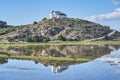 Church hermitage of Cullera on the hill in Valencia Spain