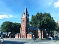 Church in the Herning,Denmark Royalty Free Stock Photo