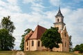 Church on a hill in Boitzenburg, Germany