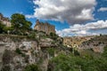 Church on hill in Matera, Basilicata, Italy Royalty Free Stock Photo