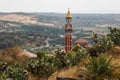 Church on the hill in Paterno, Sicily island