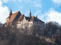 The Church on the Hill St. Nicholas Biserica din deal. Protestant lutheran church located in