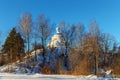 Church on a hill Royalty Free Stock Photo