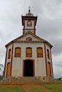 Church in historic colonial city of Serro, Minas Gerais. Antique old style