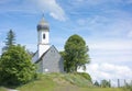 Church at Hoher Peissenberg Royalty Free Stock Photo