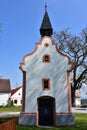 Church in Holasovice UNESCO protected village