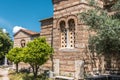 Church of Holy Apostles in Ancient Agora close-up, Athens, Greece Royalty Free Stock Photo