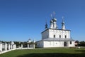 Church of the Holy Apostles Peter and Paul in Pokrovsky monastery in Suzdal, Russia Royalty Free Stock Photo