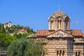 Church of Holy Apostles and the Temple of Hephaestus Royalty Free Stock Photo