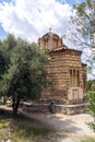 Church of Holy Apostles and the Temple of Hephaestus Royalty Free Stock Photo