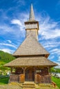 Wooden church monument in Romania Royalty Free Stock Photo