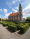 Church of the Holy Cross in Brzeg city in Poland - vertical Royalty Free Stock Photo