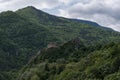 The Church of the Holy Mother of God in Asen`s fortress. Old medieval.fortress near Asenovgrad city. Plovdiv region Royalty Free Stock Photo